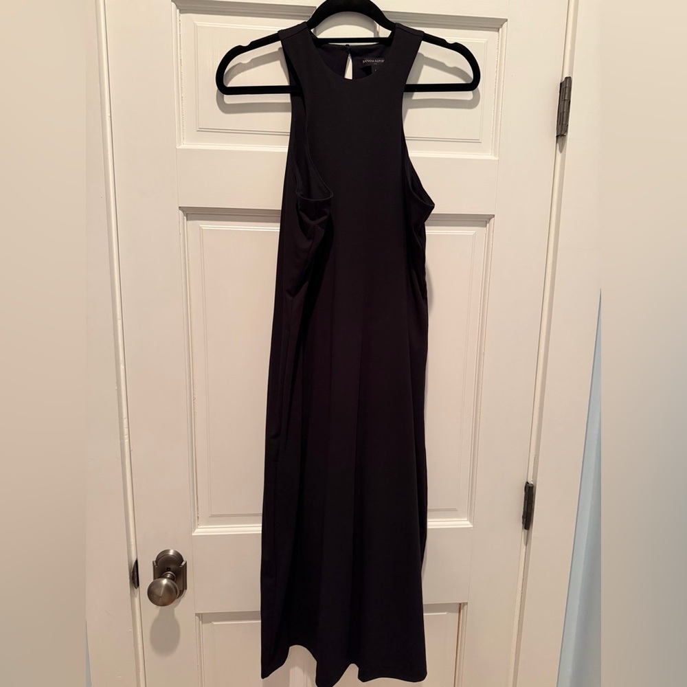 Banana republic factory high neck halter maxi dress sz M